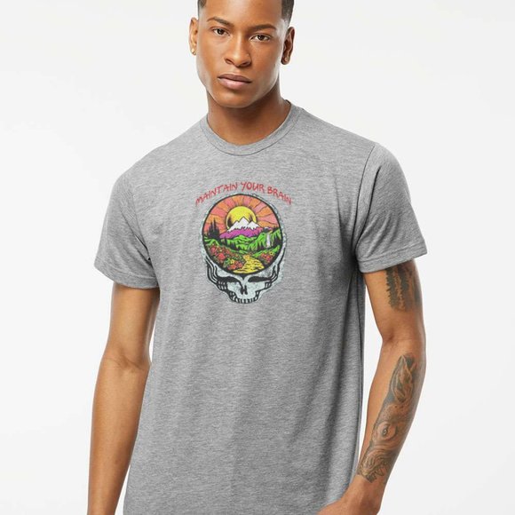 On the Lot Grateful Dead inspired Maintain Your Brain T-shirt - Picture 1 of 1
